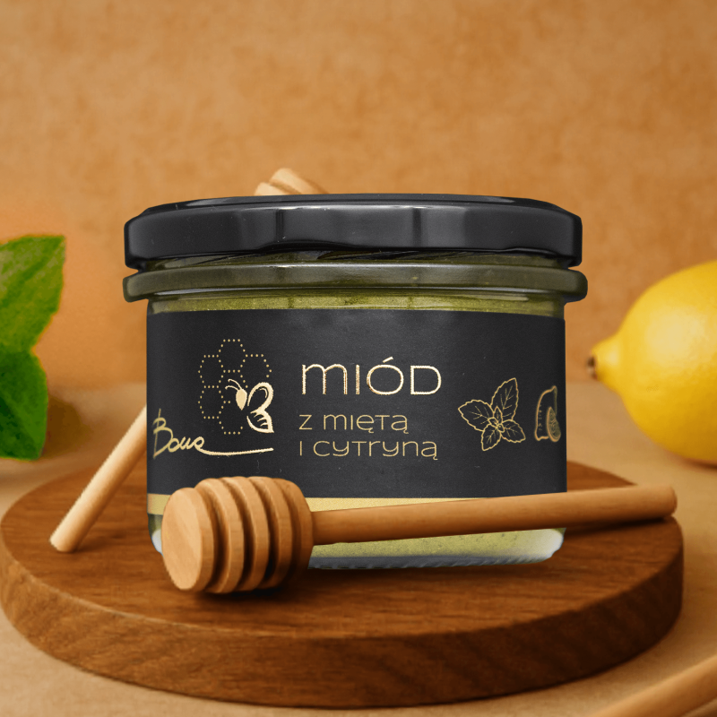 Miód z miętą i cytryną