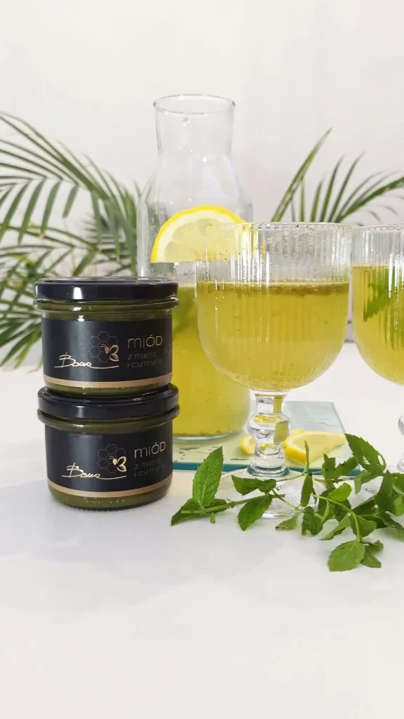 Orzeźwiająca lemoniada z Miodem Bona mięta – cytryna